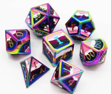 Painted metal dice NO.1