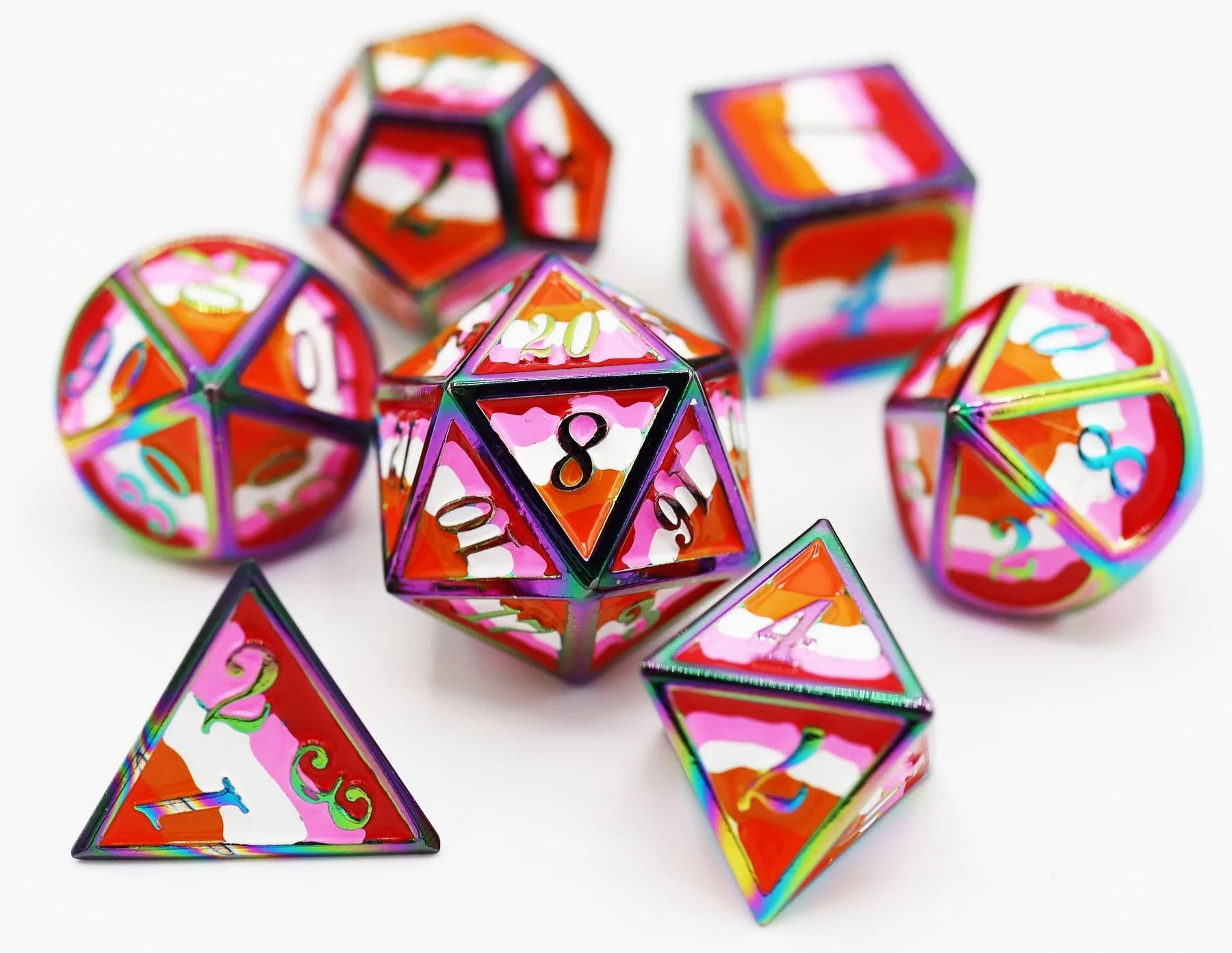 painting metal dice NO.3
