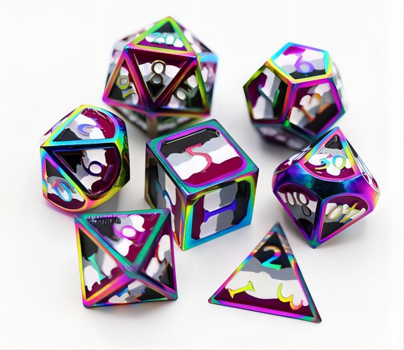 painting metal dice NO.5