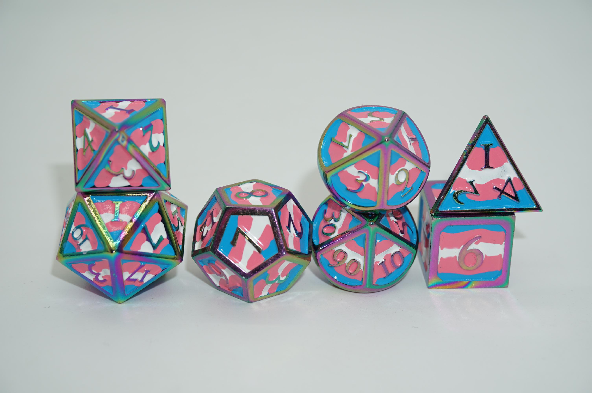 painting metal dice NO.6