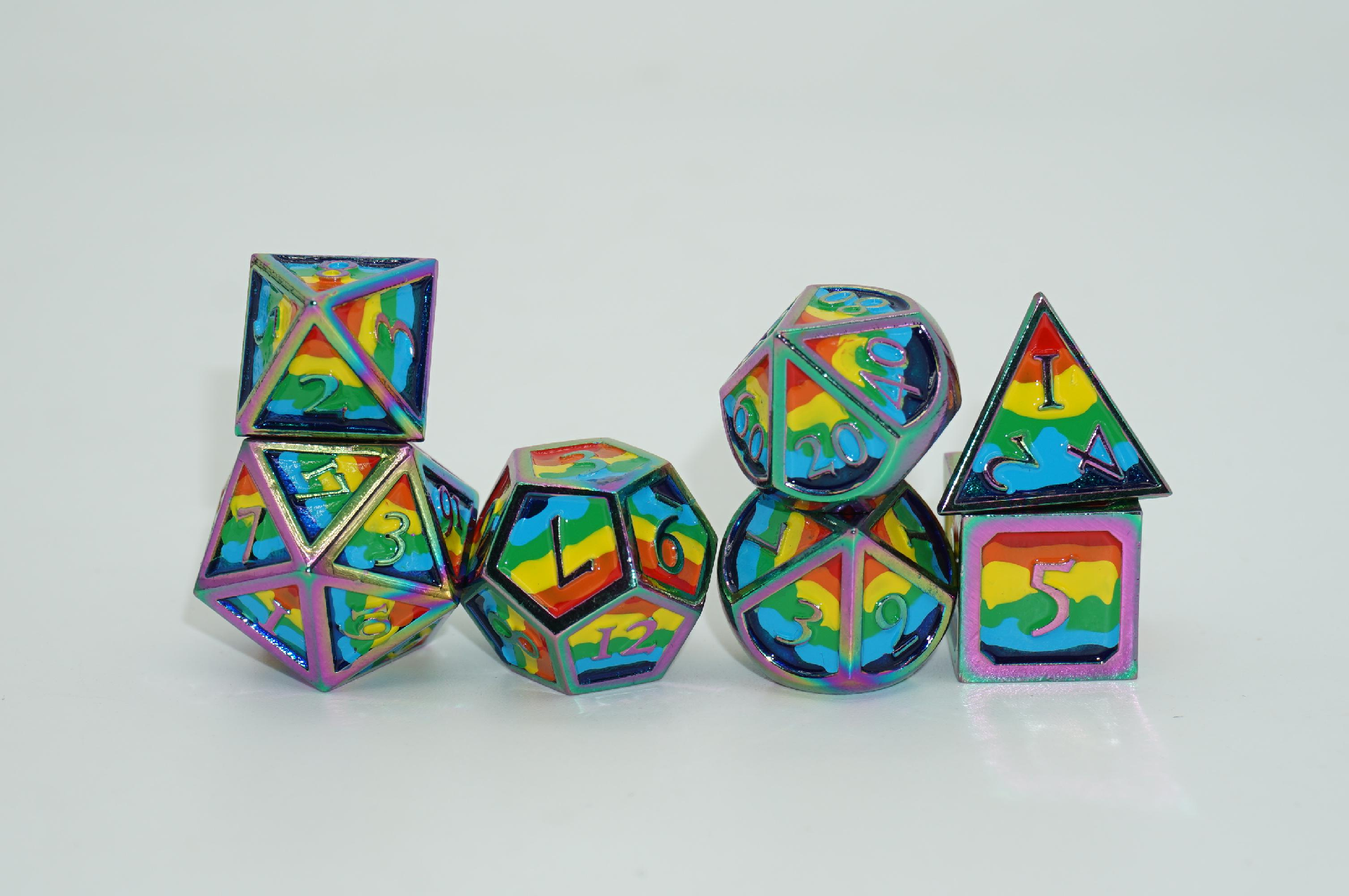 painting metal dice NO.7