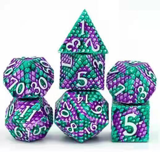 Dragon scale metal diceNO.1