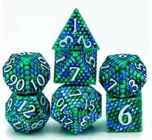 Dragon scale metal diceNO.7