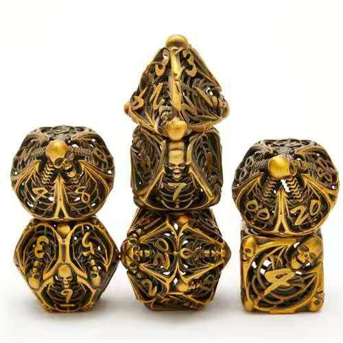 Hollow metal dice NO.5