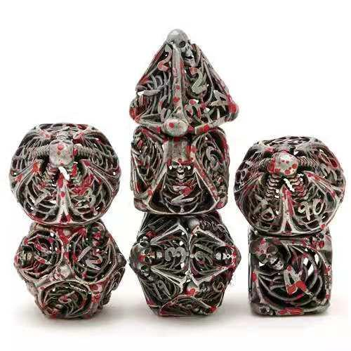 Hollow metal dice NO.6