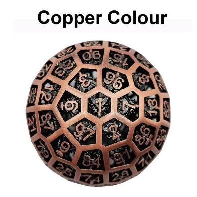 D100 Skeletonized Metal Dice NO.008