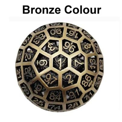 D100 Skeletonized Metal Dice NO.009