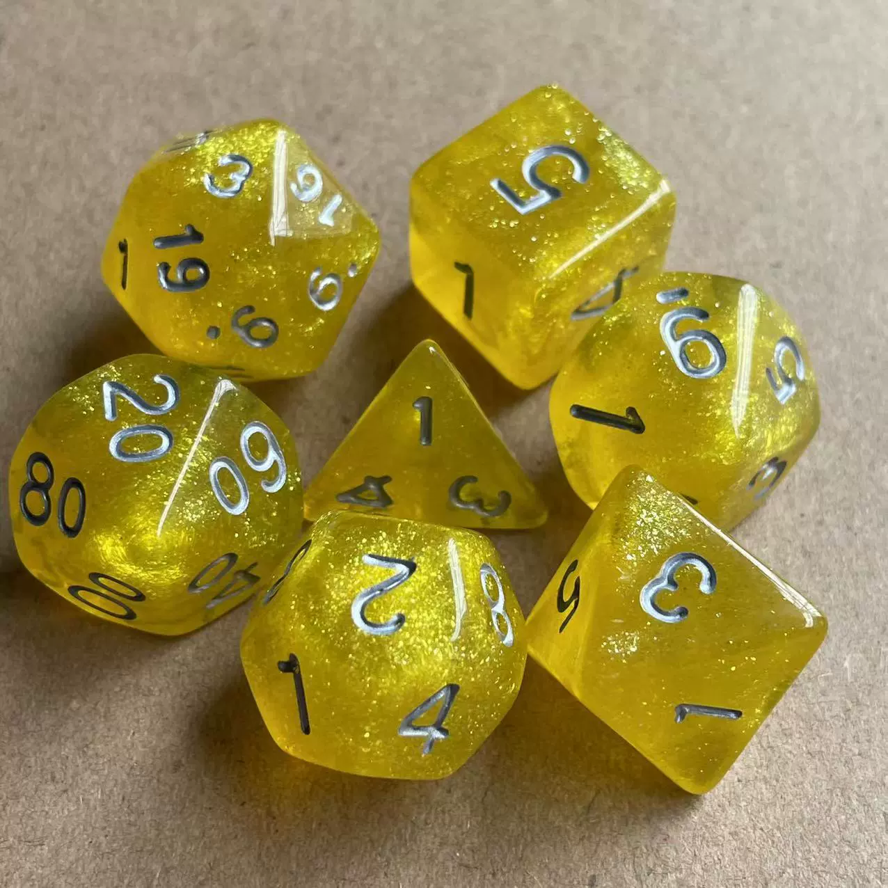 Acrylic dice set NO.32