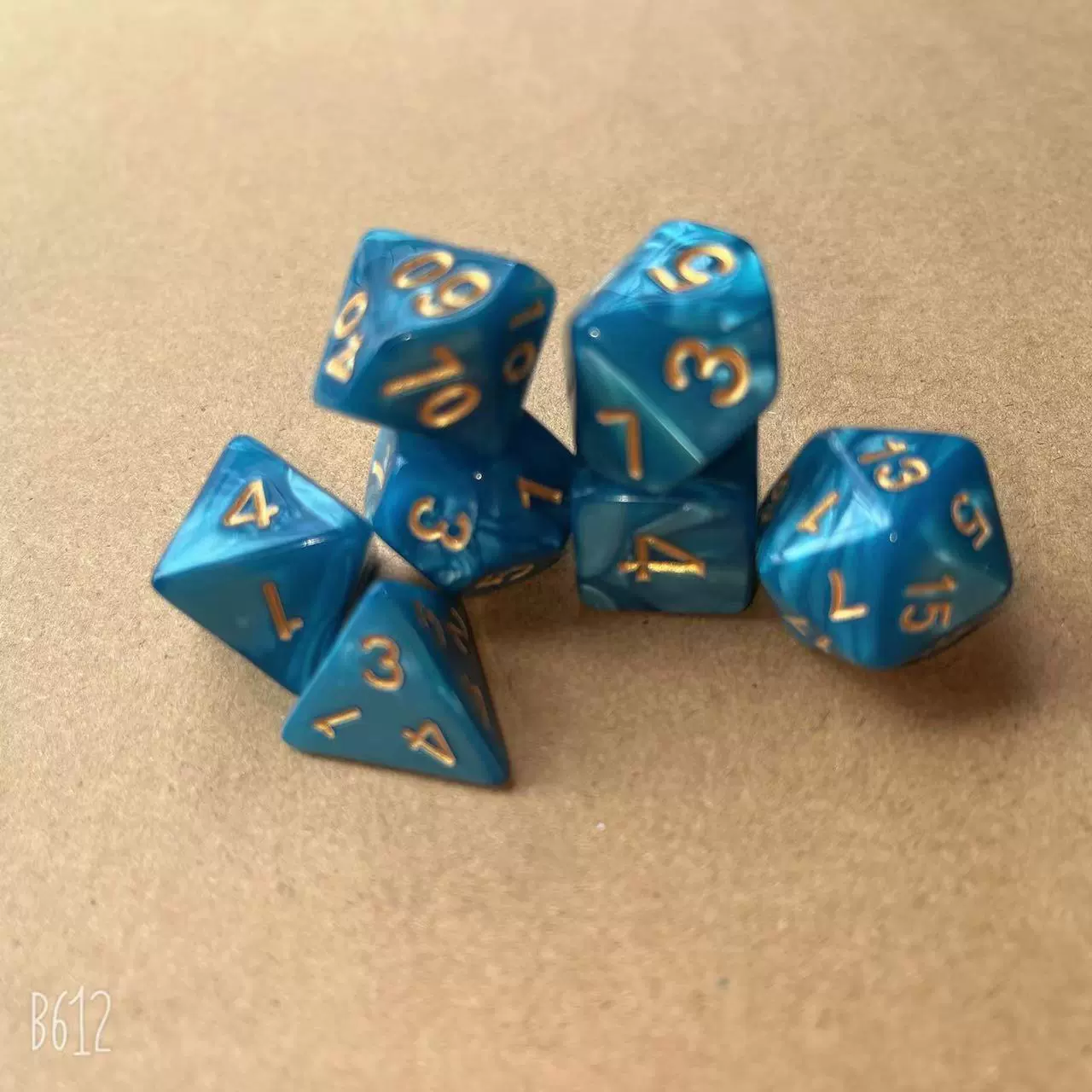 Acrylic dice set NO.33