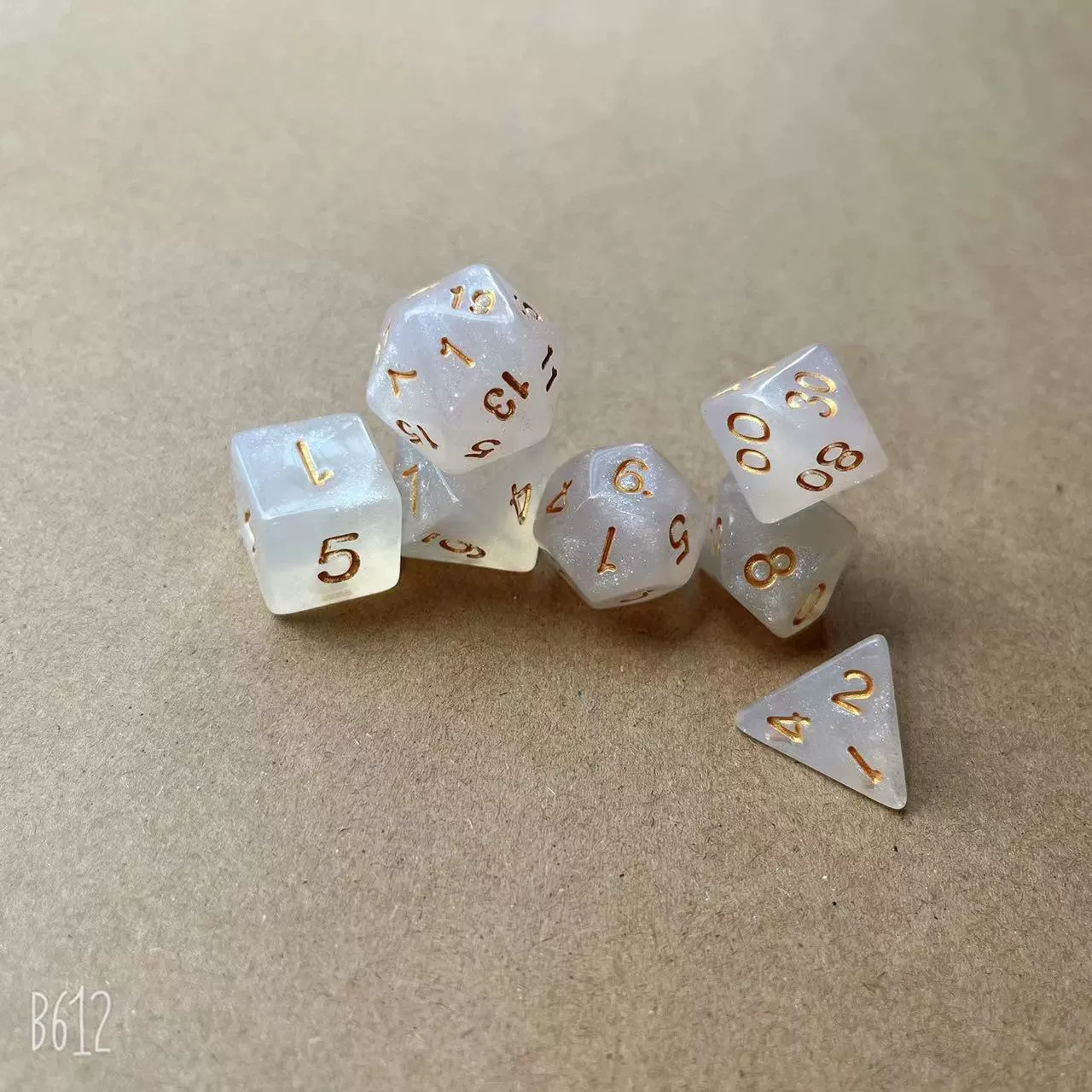 Acrylic dice set NO.34
