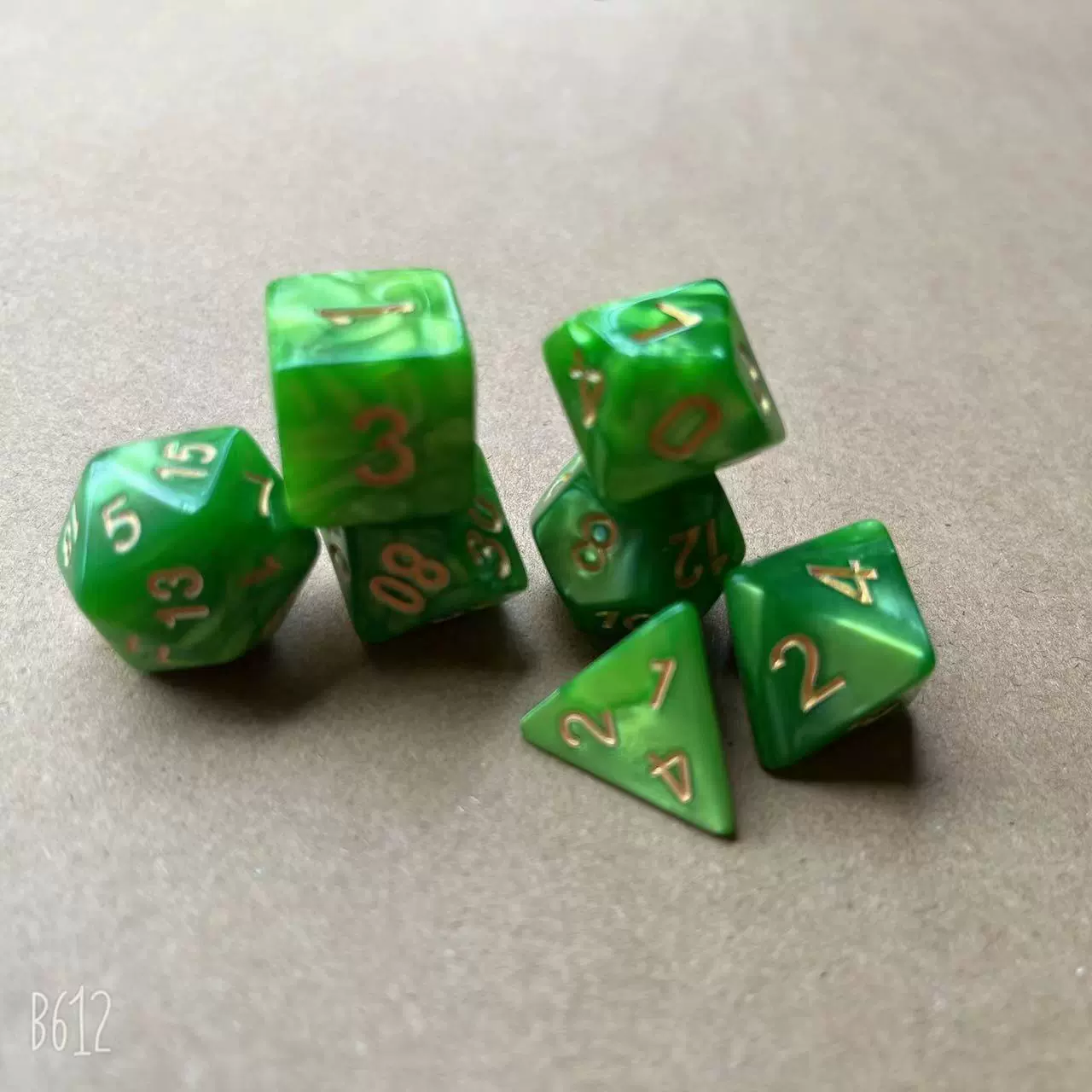 Acrylic dice set NO.36