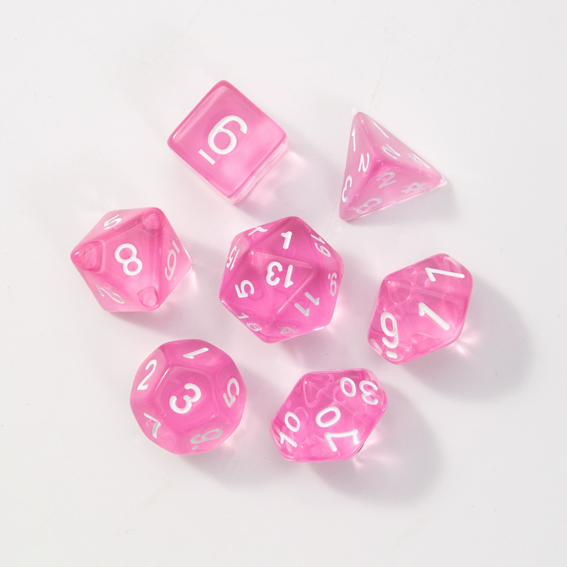 Acrylic dice set NO.39