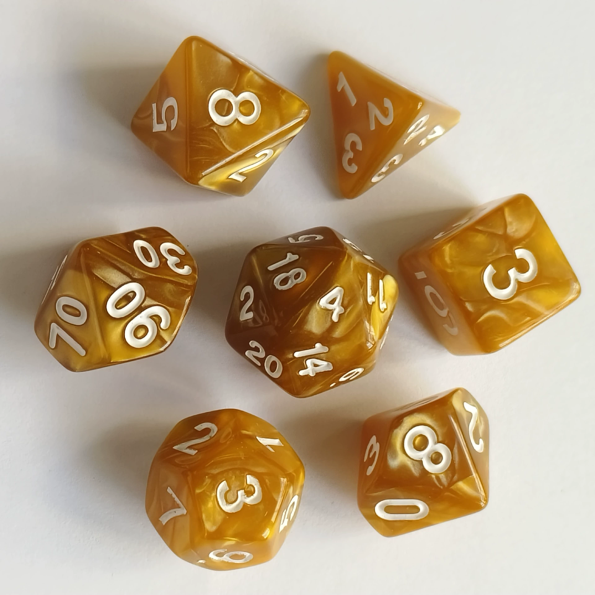 Acrylic dice set NO.40