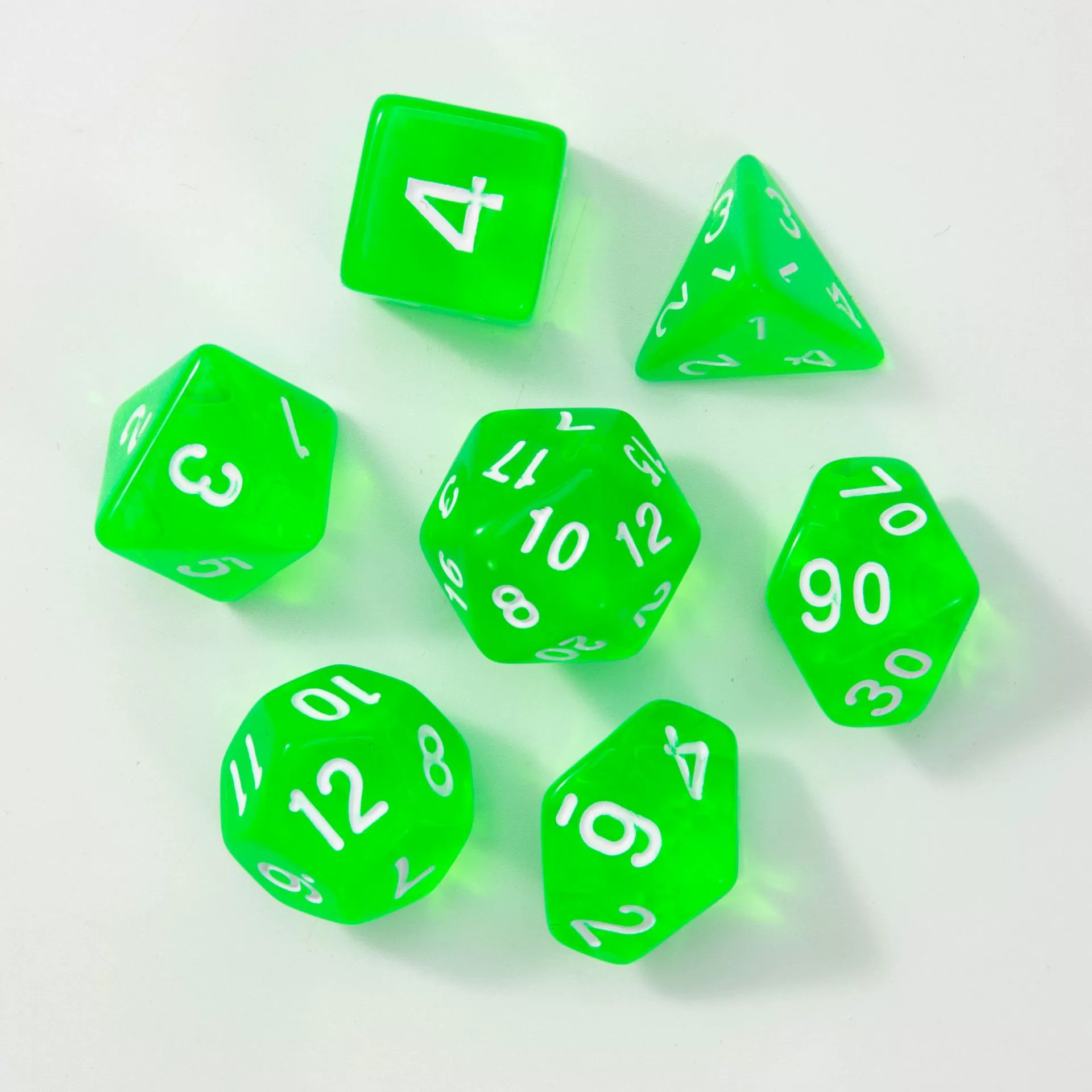 Acrylic dice set NO.43