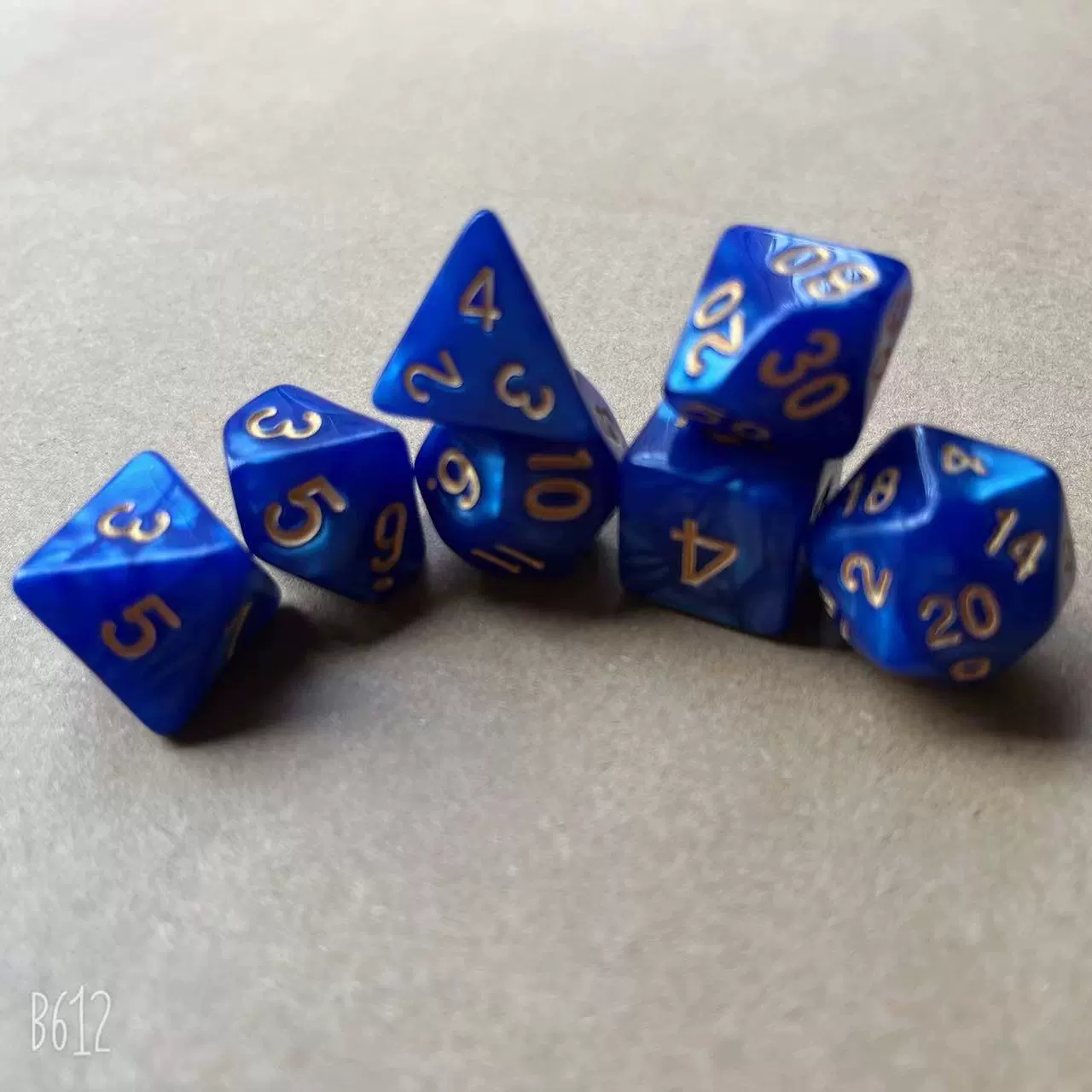 Acrylic dice set NO.47