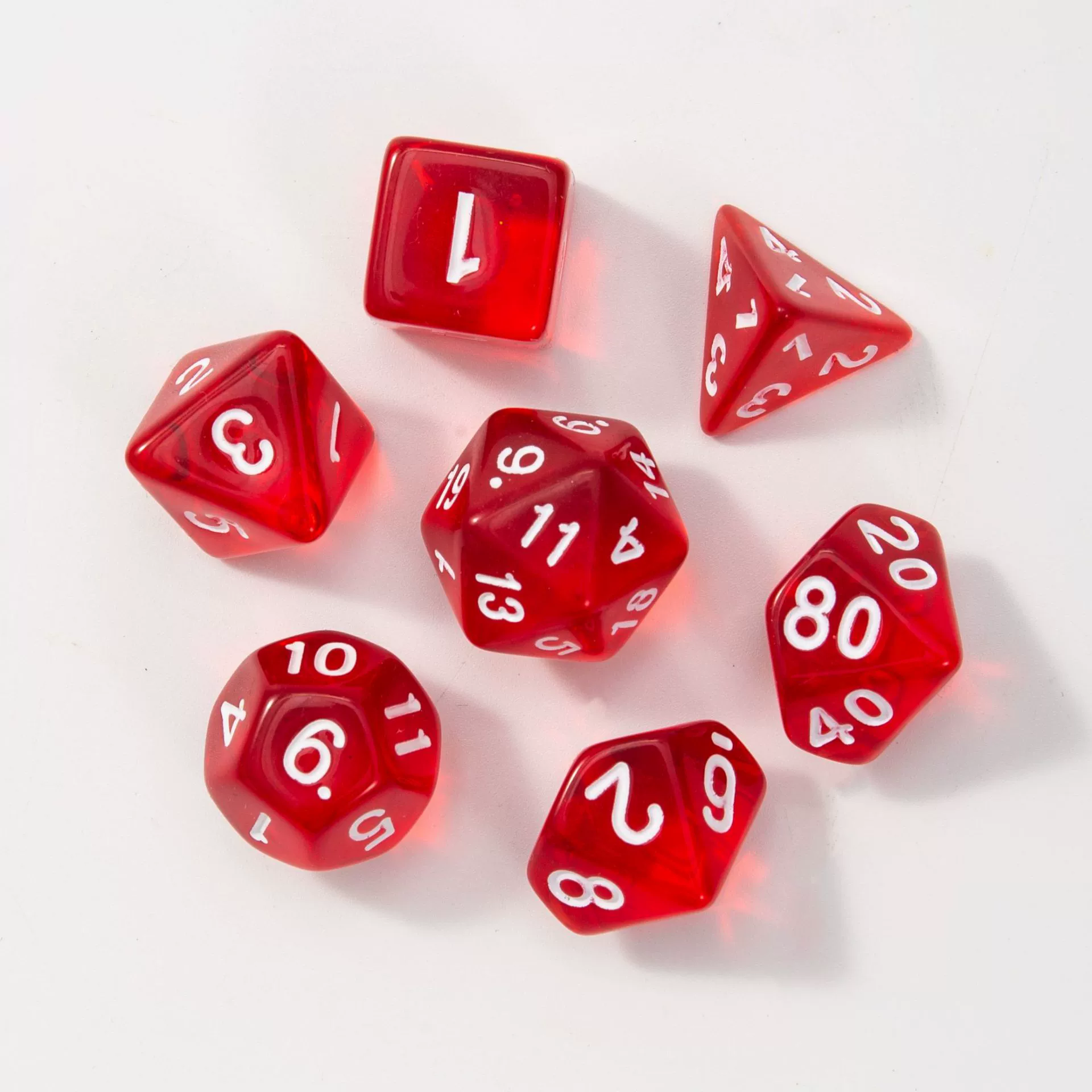 Acrylic dice set NO.48