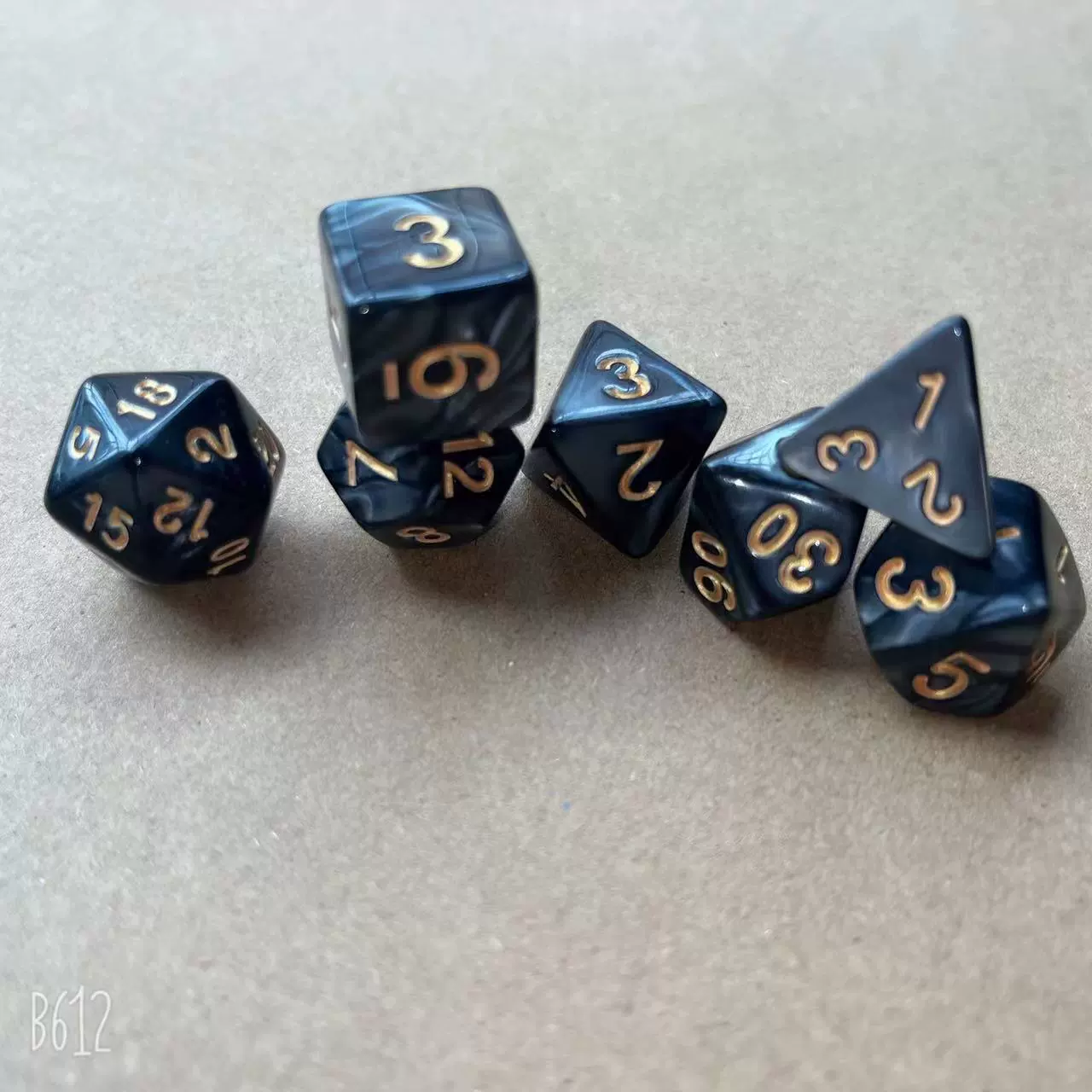 Acrylic dice set NO.51