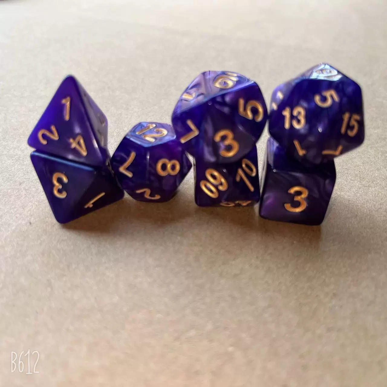 Acrylic dice set NO.52
