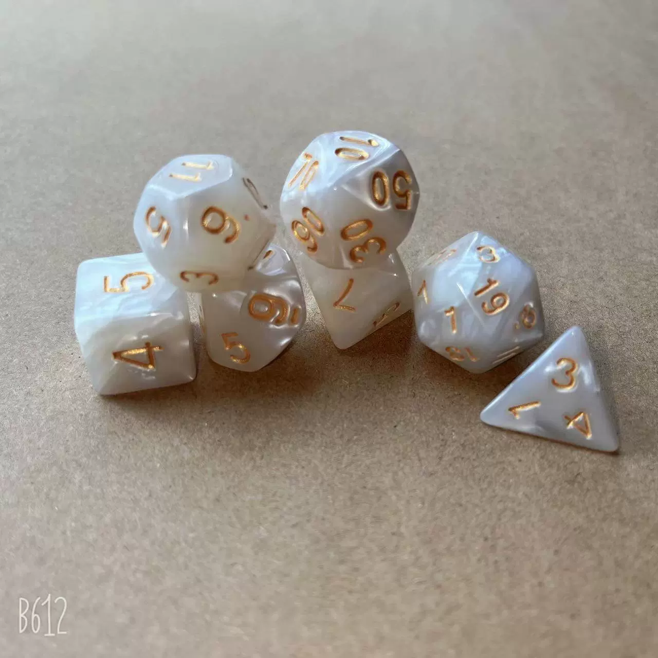 Acrylic dice set NO.53
