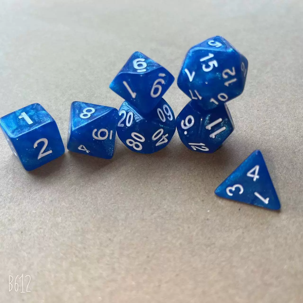 Acrylic dice set NO.54
