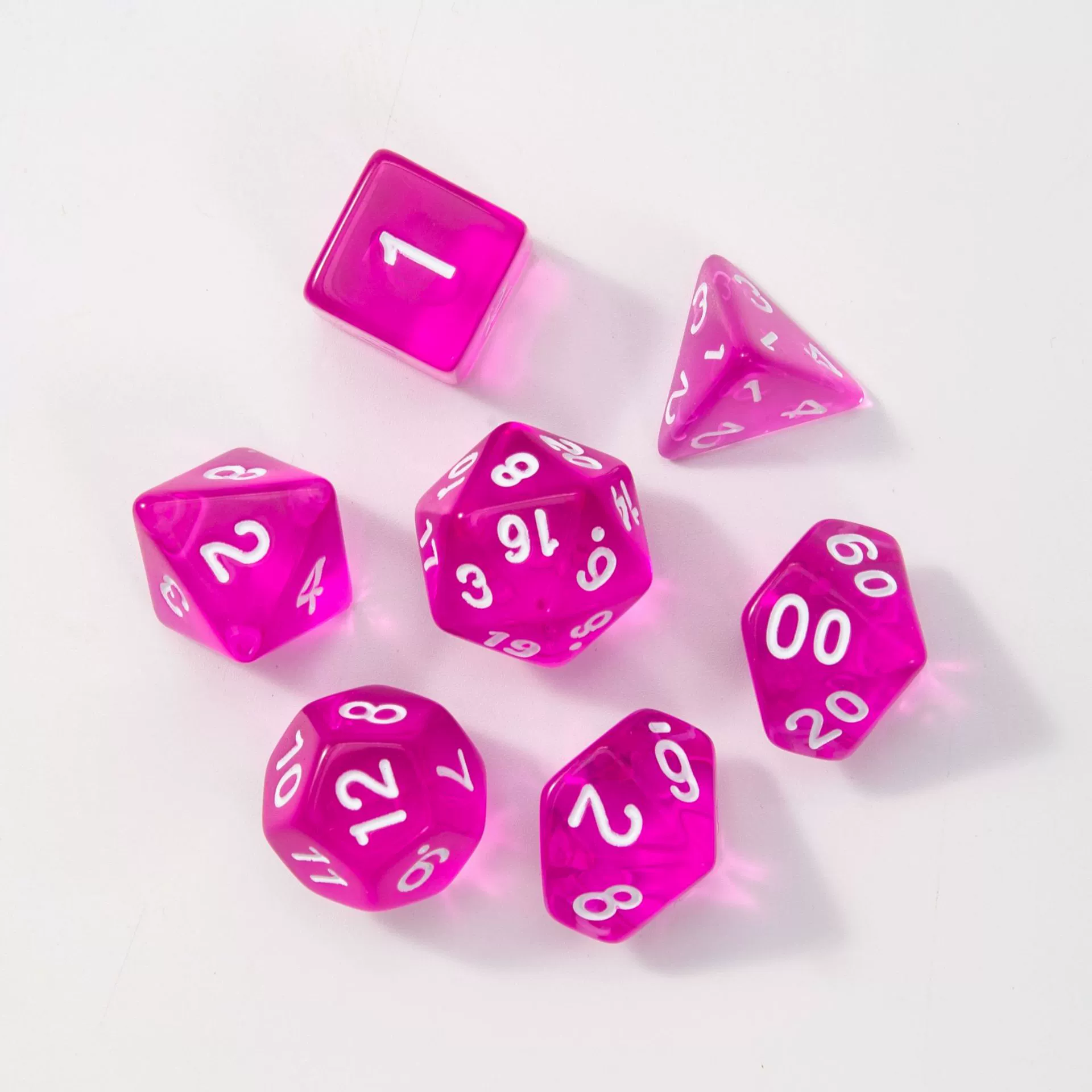 Acrylic dice set NO.55